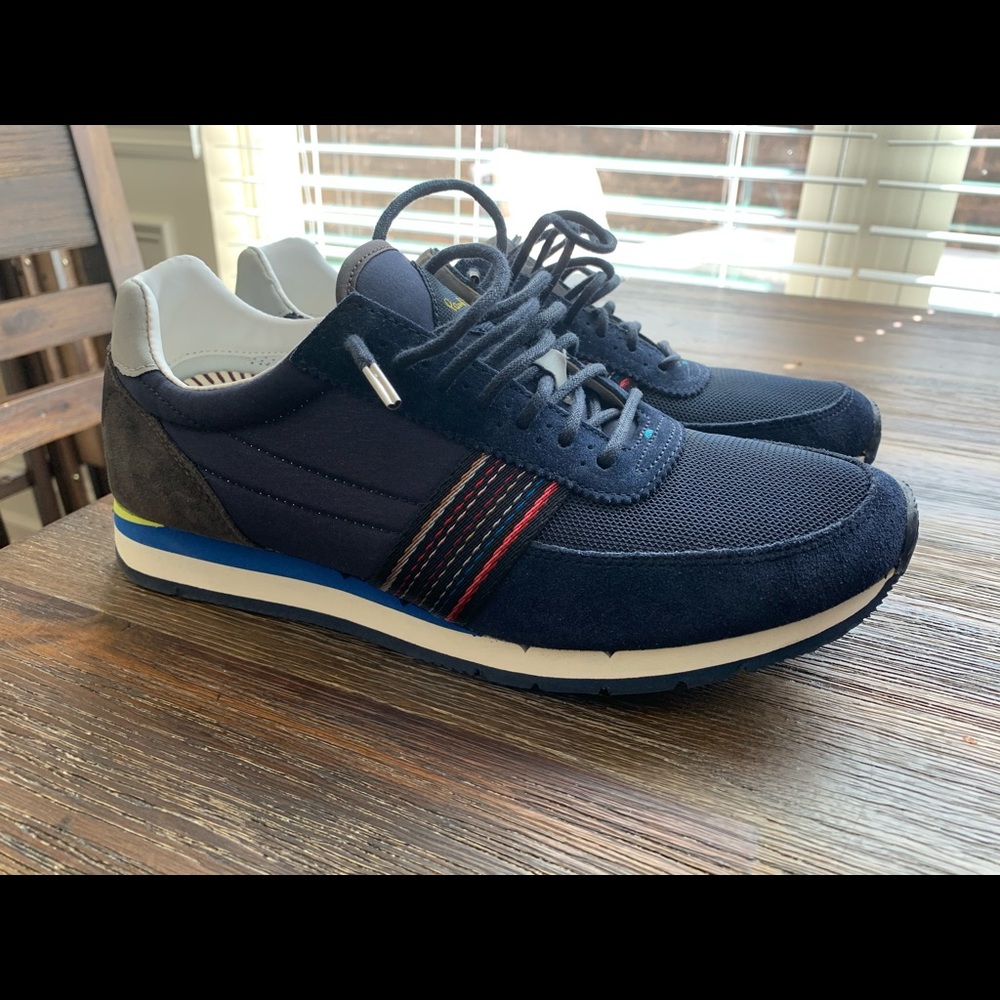 🍂PAUL SMITH MOOGG GALAXY SUEDUE & FABRIC TRAINERS